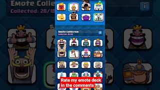 Rate my clash royale emote deck