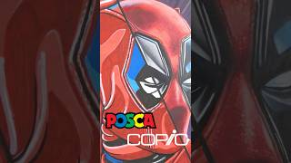 Posca VS Copic Deadpool #art #deadpool #artist