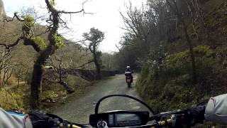 The public footpath to Watersmeet, National Trust