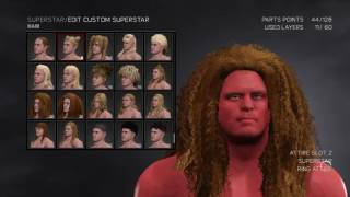 WWE 2K17 had to fix his face look old to me and testing  second look.