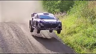 Ford Puma Rally1 2022 test in Ouninpohja