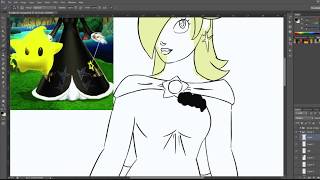 Rosalina & Luma (Speed Drawing) - Super Smash Bros Ultimate