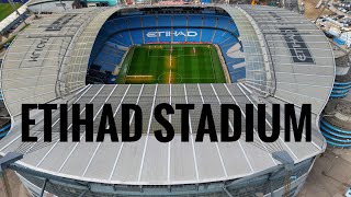 Manchester City’s Etihad Stadium - drone flight