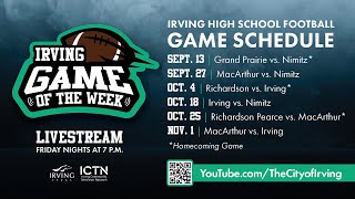 2024 ICTN Game of the Week November 1 🏈