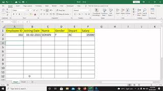 MS Excel  How to  Using Form Option  in Data Entry