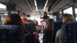 Bus trip with American Girl Outlet Mall 2014