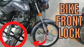 Suzuki GD110S | Bike Front Tyre Lock | Bike Bacha Lo Apni | Qaseem Farooq | Munna