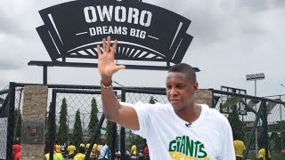 Masai Ujiri and Giants of Africa unveils 4 courts in Lagos, Nigeria.