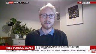 Alfie Stirling on free school meals for Sky News