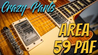 Area 59 PAF Humbuckers from Crazy Parts | 1959 Les Paul Standard Custom Shop Reissue (R9)