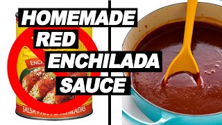 Homemade Red Enchilada Sauce Recipe | No Oil, No Flour | All Natural