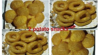 Easy potato snacks recipe/ potato rings/crispy potato snacks