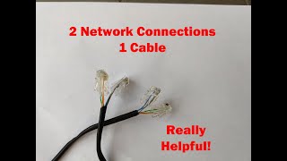 2 Network Connections 1 Cable