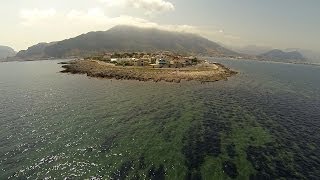 Eyefly Goliath quadcopter over Isola delle Femmine (Palermo, Sicily)