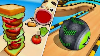 Sandwich Runner & Going Balls Gameplay Walkthrough Part2 #games