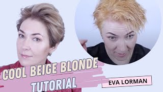 Hair Coloring at Home in 2023 to Cool Beige | The Hair Color Tutorial