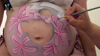 Belly Painting for maternity photo shooting!