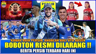 TAK TERDUGA‼️PERSIB WAJIB MENANG🔥BOBOTOH RESMI DILARANG PERGI⚠️BALI UNITED AMBRUK🤕KABAR BAIK PERSIB❗