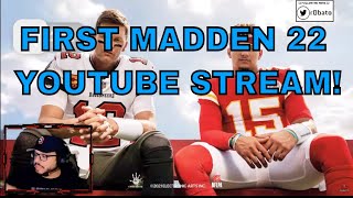 First Madden 22 YouTube Stream! MUT 22 Talk & Solo Struggles