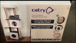 CHEAPEST Cat tree/cat condo Review|unboxing | CATRY from COSTCO