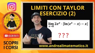 LIMITI CON TAYLOR  (2)- esercizi di matematica