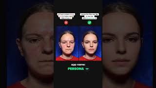 Persona app 😍 Best video/photo editor 😍 #skincare #photoshop