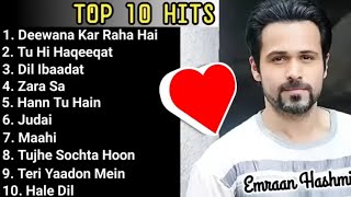 Emraan Hashmi romantic songs 🎵  |Hindi bollywood romantic songs  | Best of Emraan Hashmi Top 10 hits