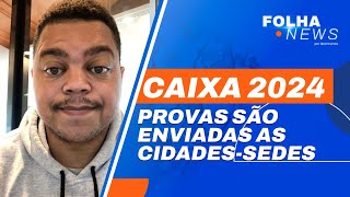 Concurso Caixa 2024: provas são enviadas para as cidades-sede | Notícias [FolhaNews] #aovivo