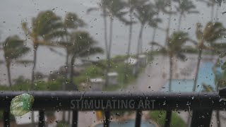 PERFECT STORM IN PARADISE + MELODY | RAIN ASMR | 4K UHD