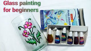 Glass Painting! very Easy! Glass painting for beginners! @learnandmasti4255