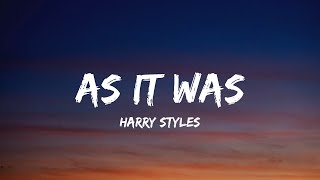 Harry Styles - As It Was (Lyrics) - Jordan Davis, Bailey Zimmerman, Eslabon Armado , Post Malone, Gu