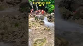 Secret water faal Rishikesh #trending #rishikesh #waterfall #shorts 😁🧗‍♀️🏞️