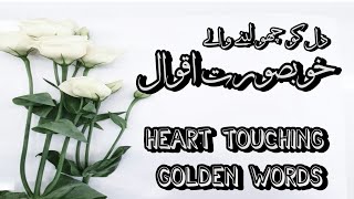 Heart touching Golden Words | beautiful quotes in Urdu with English translation | Words of Wisdom