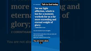 Talk to God today | You are never alone #shorts #shortvideo #shortsviral #viral