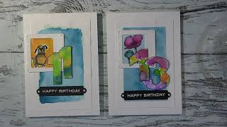 Birthday cards for almost grown ups and a little die cutting hack