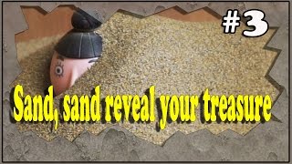 Who Is In The Magic Sand ? | Sand Reveal Your Treasures video for kids.