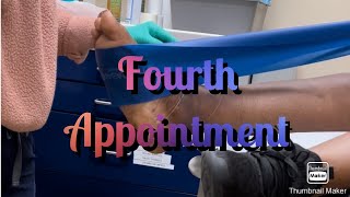 Fourth appointment (3/14/22) after surgery (1/20/22)