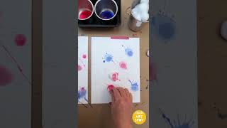 Easy and Fun Fireworks Painting