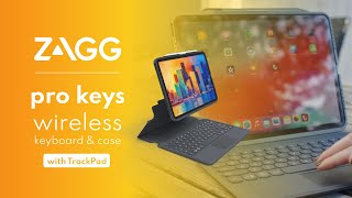 ZAGG Pro Keys Wireless Keyboard & Case with Trackpad