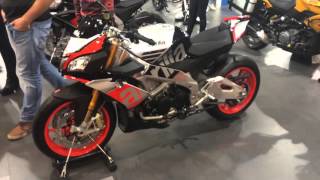 2016 Aprilia Tuono v4 1100 Factory Walk Around Expo Brussels