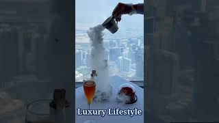 Lunch 122 floors above Dubai II Luxury Hotels #Luxury_Lifestyle_Status