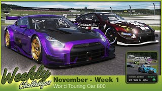 World Touring Car 800 I Weekly Challenges I November - Week 1 I Gran Turismo 7