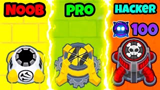 Noob VS Pro VS HACKER! Spike Factory BTD 6