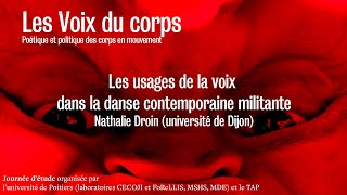 Les usages de la voix dans la danse contemporaine militante