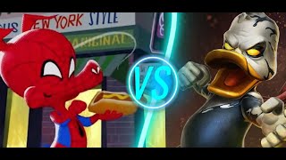 SPIDER-HAM VS HOWARD VENOM THE DUCK (Marvel Contest of Champions)