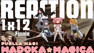 MADOKA MAGICA 1x12 REACTION | MY VERY BEST FRIEND | MADOKA MAKES A WISH! | SERIES FINALE!!!