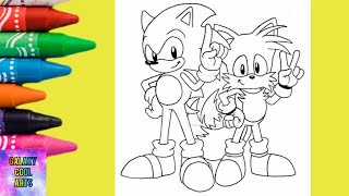 Sonic Prime With Tails Coloring Pages