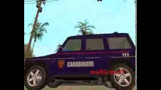 GTA San Andreas: Mercedes G8 [CARABINIERI]