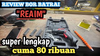 Rekomendasi bor murah yang pake batrai