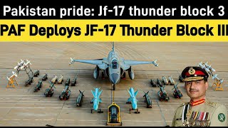 Pakistan deploy JF-17 thunder block 3. #JF17operational#pafjf-17block3specification